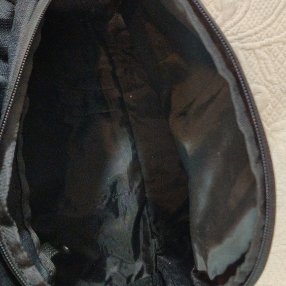 Roxy Black With White Polka Dot Accented Backpack - Picture 3 of 14